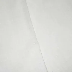 1 7/8 YD PC-Mist White Sparkle Slub Woven Shirting Fabric