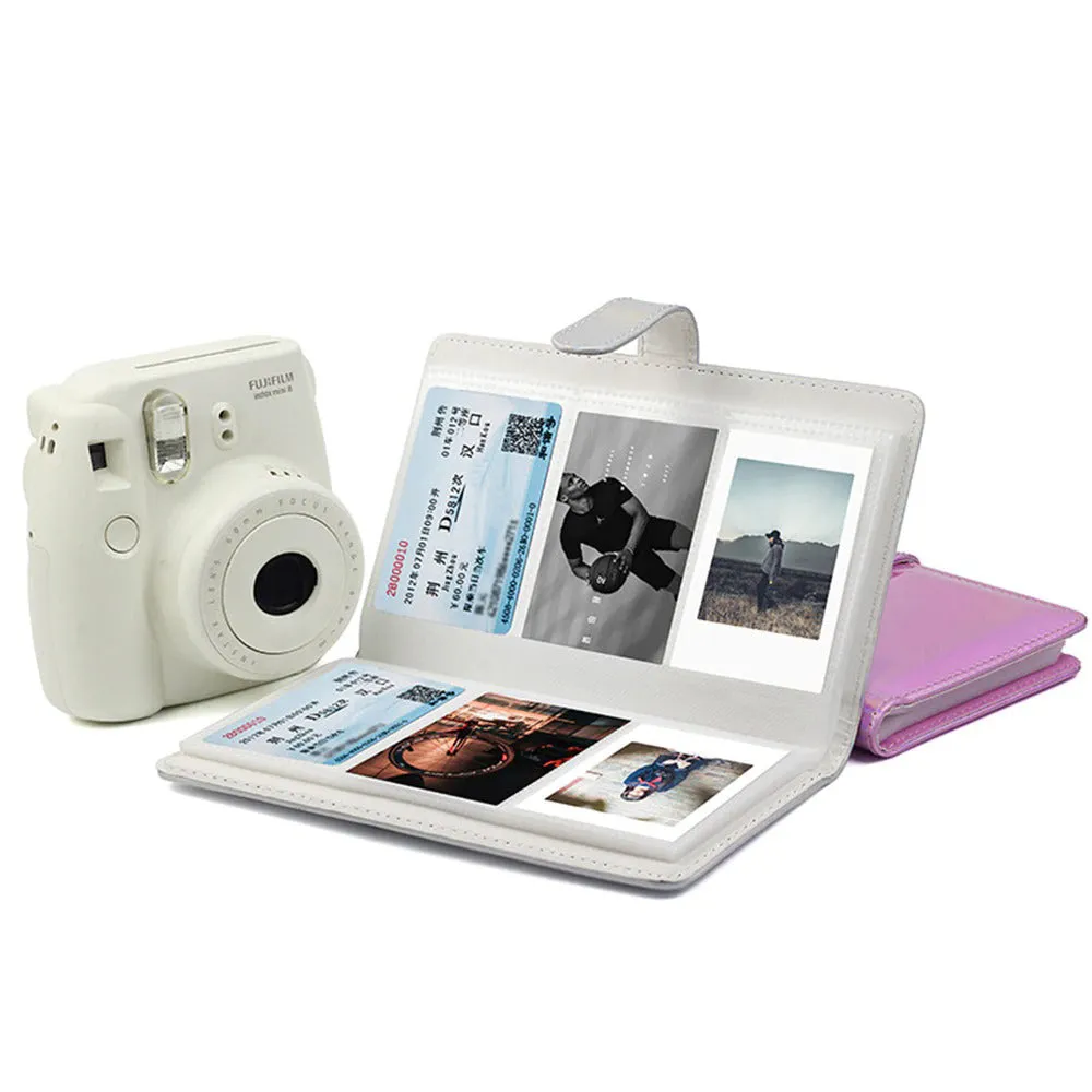 108 Pockets Card Size Pockets Fujiflims Mini Photo Album for Fujifilm Instax Mini 11 9 7s 8 8  25 26 50s 70 90 Instant Camera [3 Pockets - 1 Side]