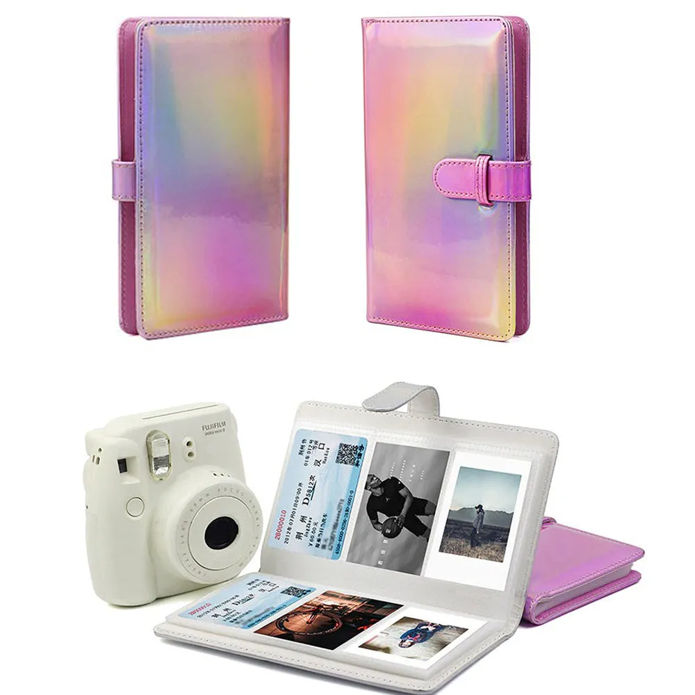108 Pockets Card Size Pockets Fujiflims Mini Photo Album for Fujifilm Instax Mini 11 9 7s 8 8  25 26 50s 70 90 Instant Camera [3 Pockets - 1 Side]