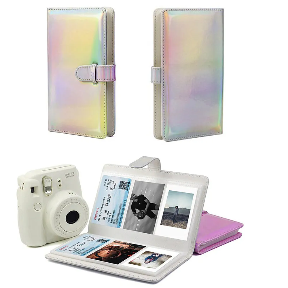 108 Pockets Card Size Pockets Fujiflims Mini Photo Album for Fujifilm Instax Mini 11 9 7s 8 8  25 26 50s 70 90 Instant Camera [3 Pockets - 1 Side]