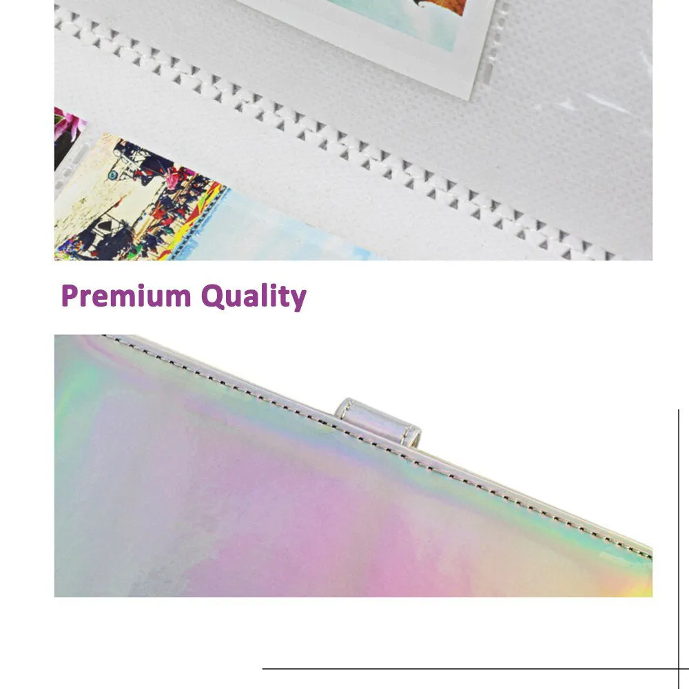 108 Pockets Card Size Pockets Fujiflims Mini Photo Album for Fujifilm Instax Mini 11 9 7s 8 8  25 26 50s 70 90 Instant Camera [3 Pockets - 1 Side]