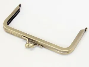 12cm Bronze Purse Frame Handle Purse Frame Glue-in Style Set of 5