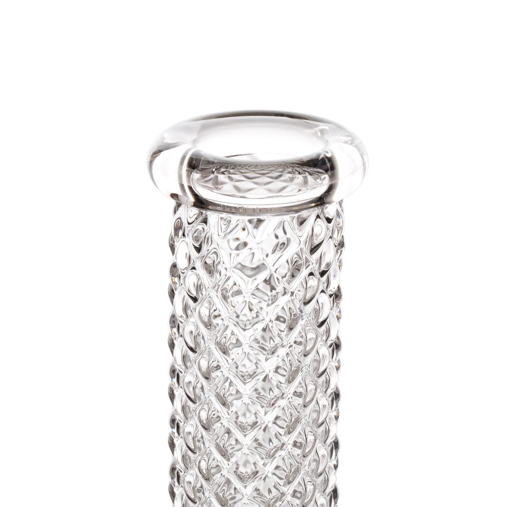 12in Antique Faceted Beaker Bong