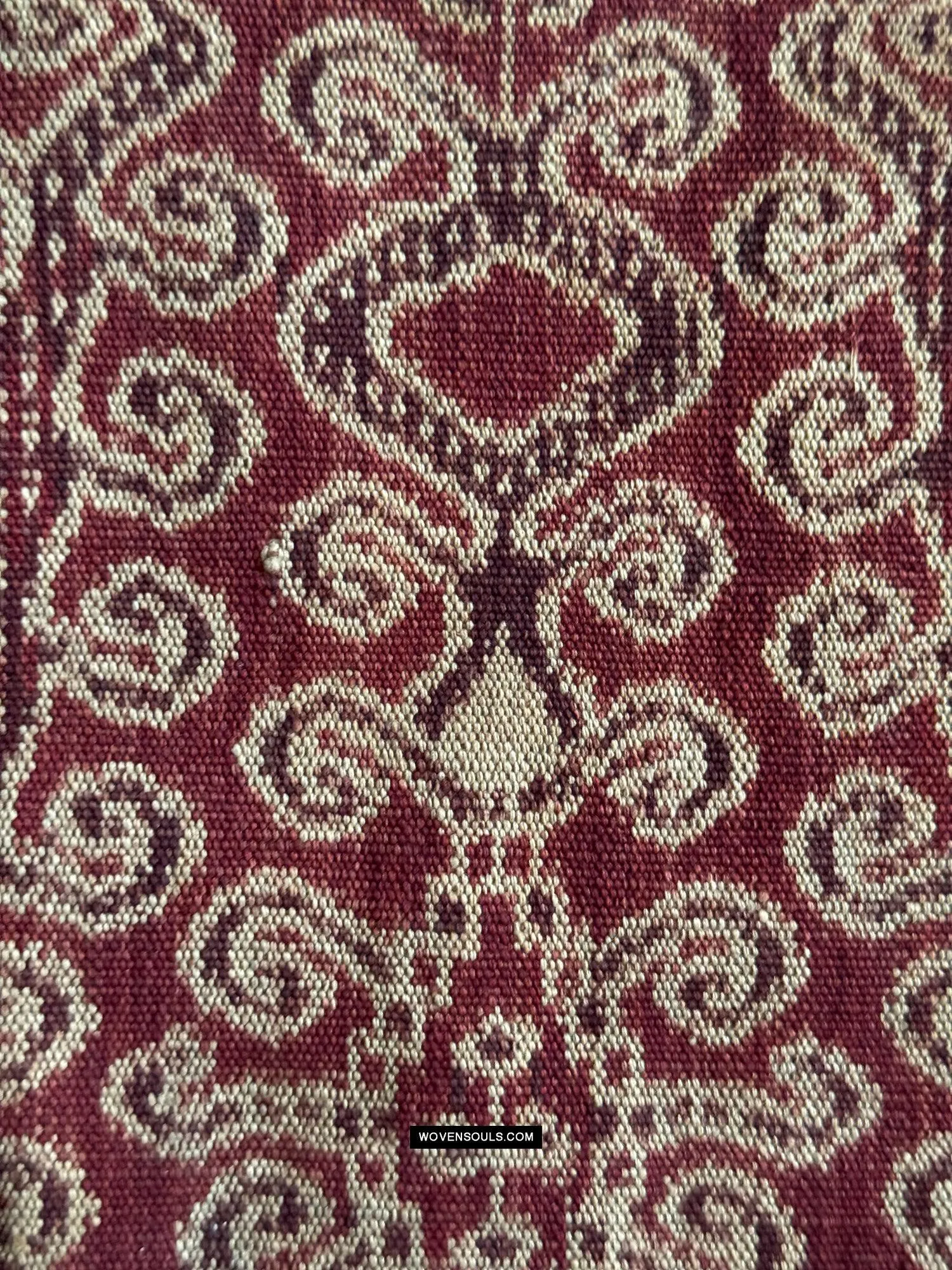 1834 SOLD Antique Iban Ceremonial Ikat - Superb Vine Pattern   Rings