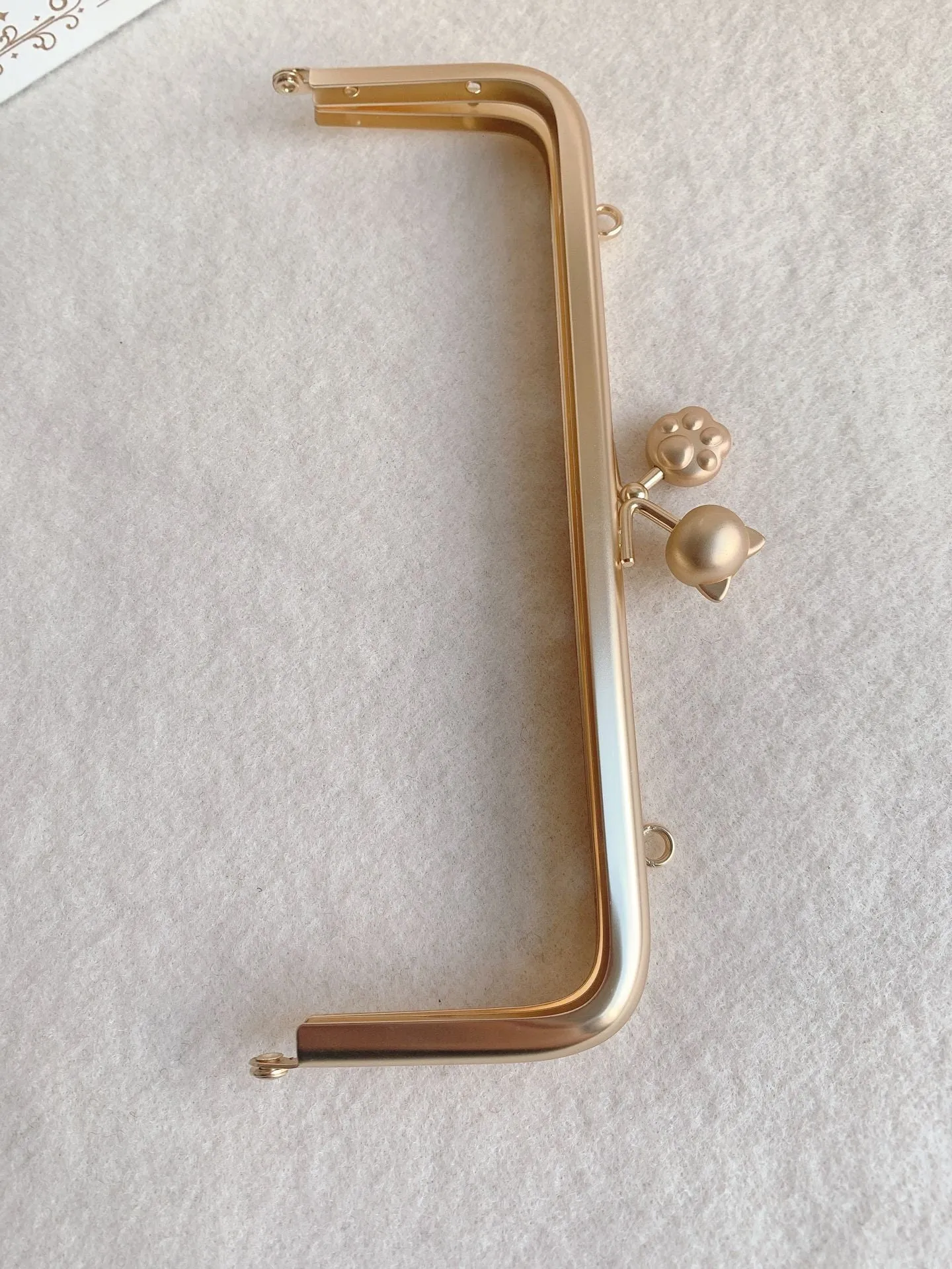 18cm x 6cm Purse Frame Handle Bronze/Matte Silver/Matte Gold Pick Color