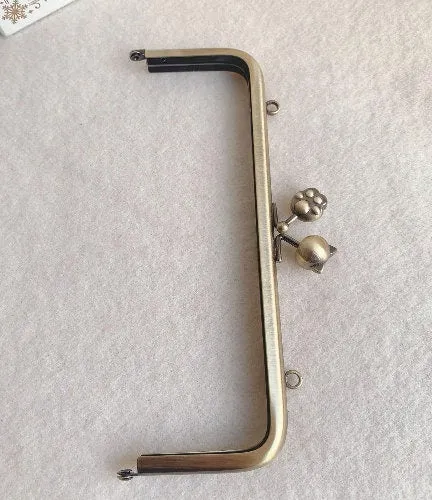 18cm x 6cm Purse Frame Handle Bronze/Matte Silver/Matte Gold Pick Color