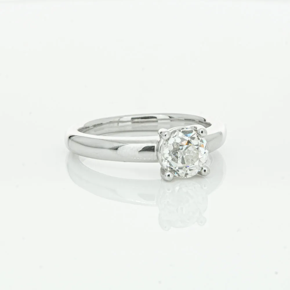 18ct White Gold 1.14ct Diamond Tulip Ring
