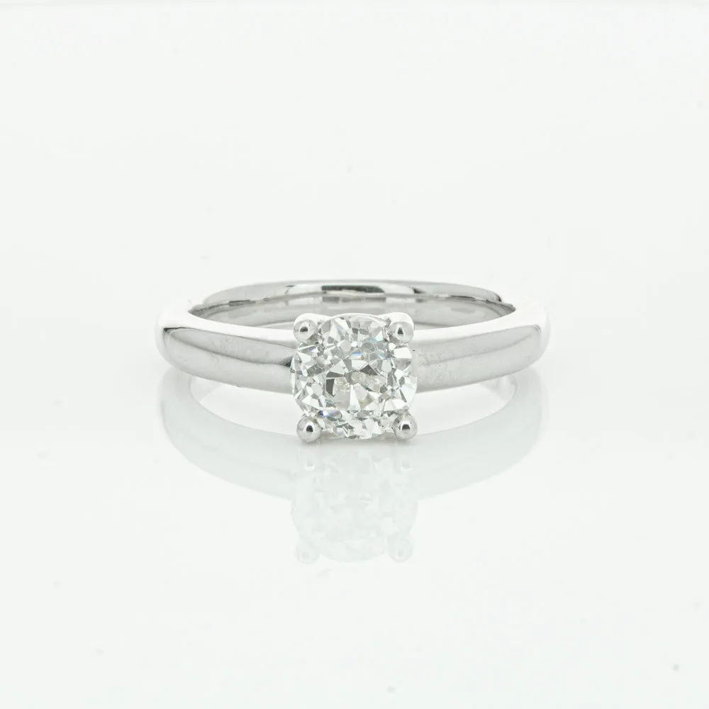 18ct White Gold 1.14ct Diamond Tulip Ring
