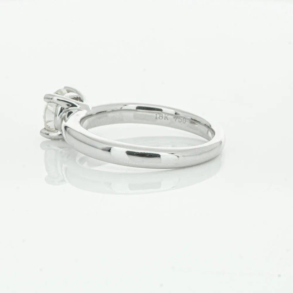 18ct White Gold 1.14ct Diamond Tulip Ring