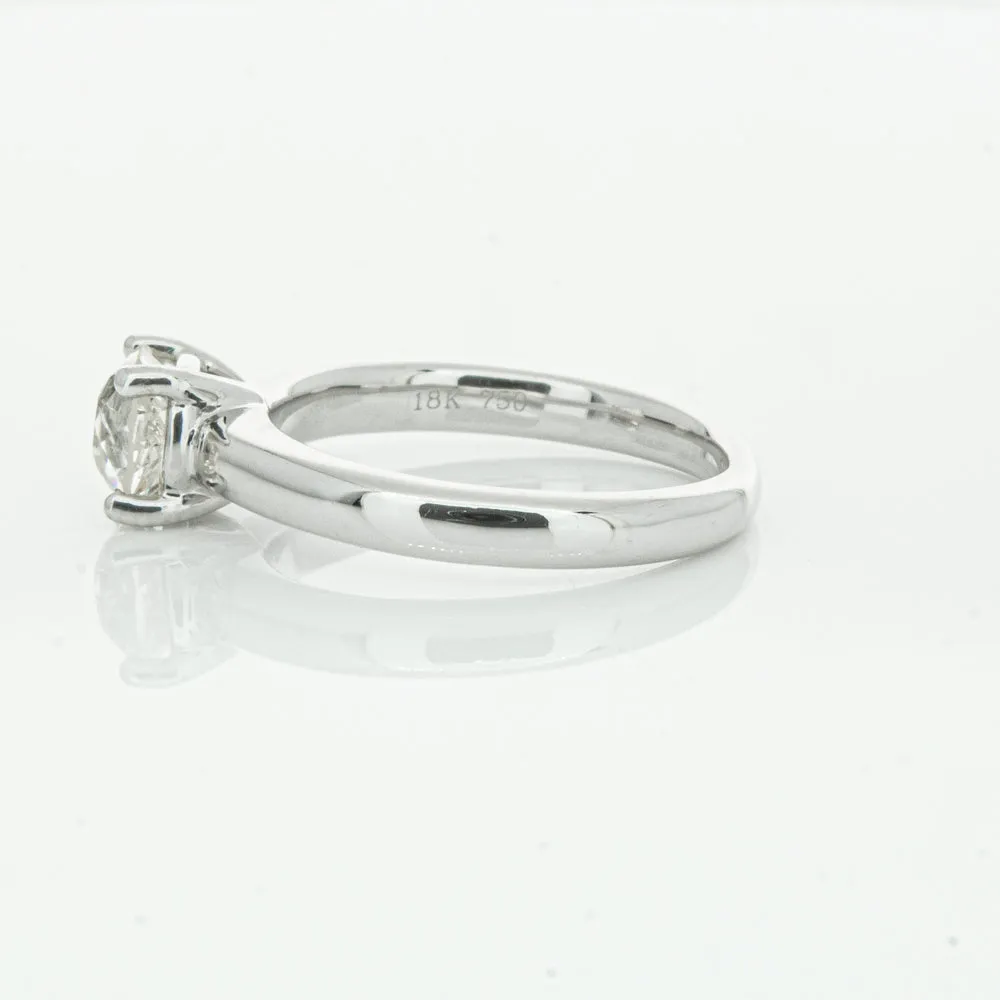18ct White Gold 1.14ct Diamond Tulip Ring