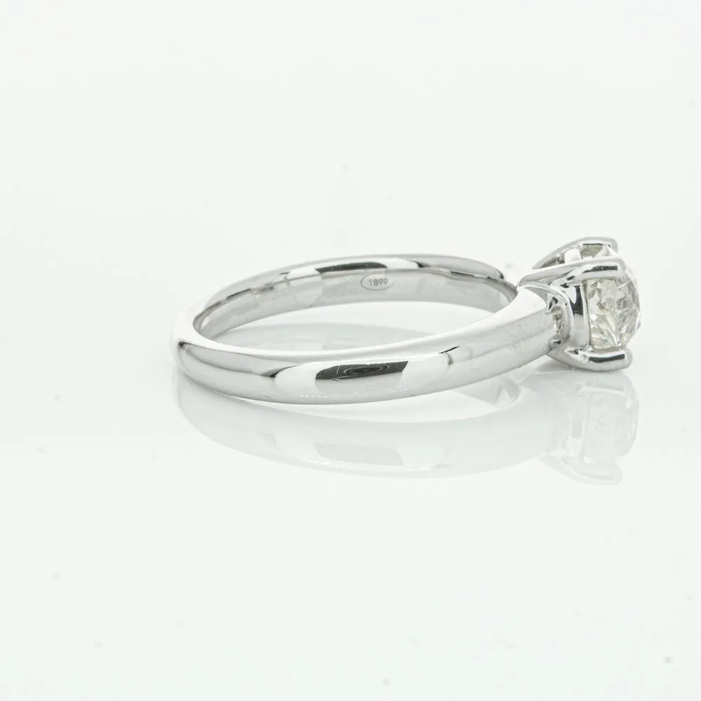 18ct White Gold 1.14ct Diamond Tulip Ring