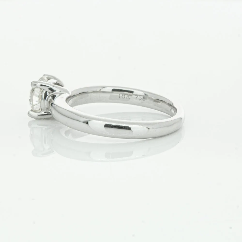 18ct White Gold 1.14ct Diamond Tulip Ring