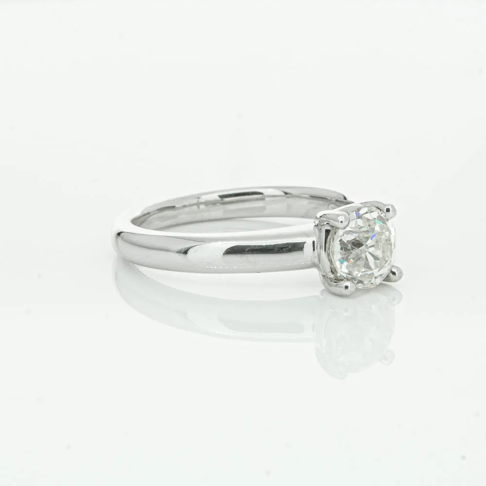 18ct White Gold 1.14ct Diamond Tulip Ring