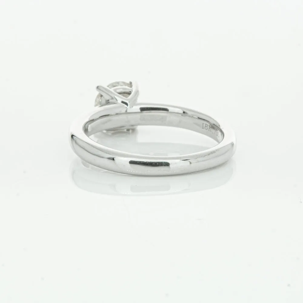 18ct White Gold 1.14ct Diamond Tulip Ring