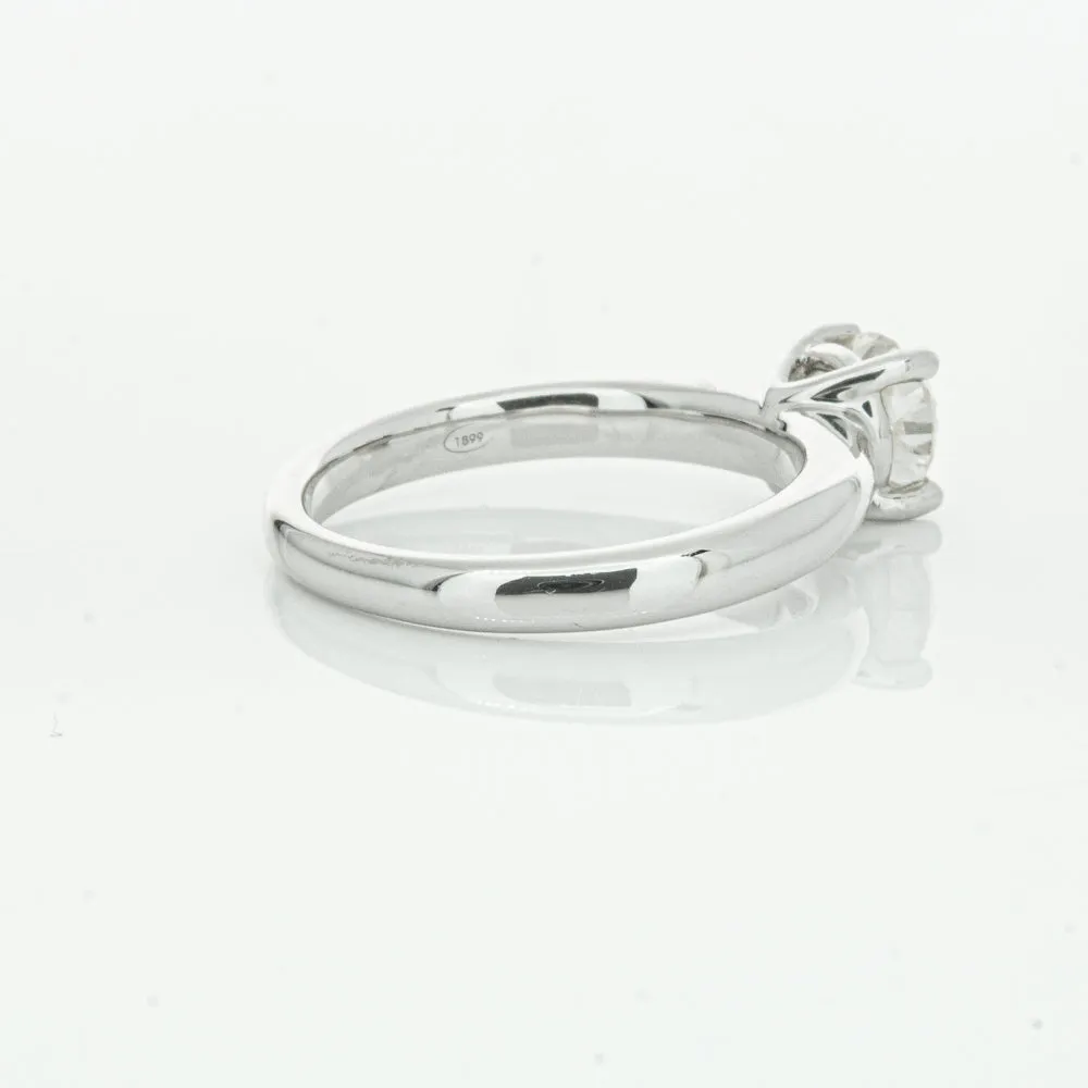 18ct White Gold 1.14ct Diamond Tulip Ring