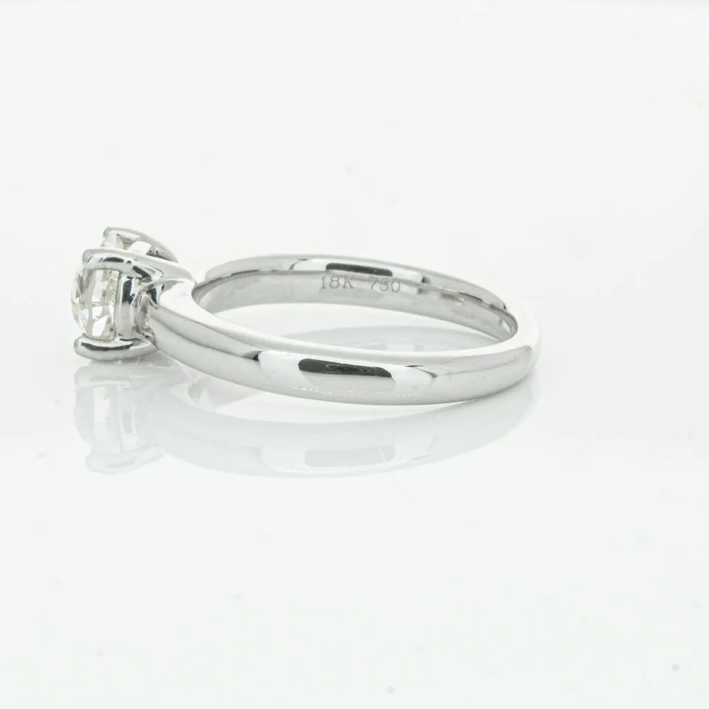 18ct White Gold 1.14ct Diamond Tulip Ring