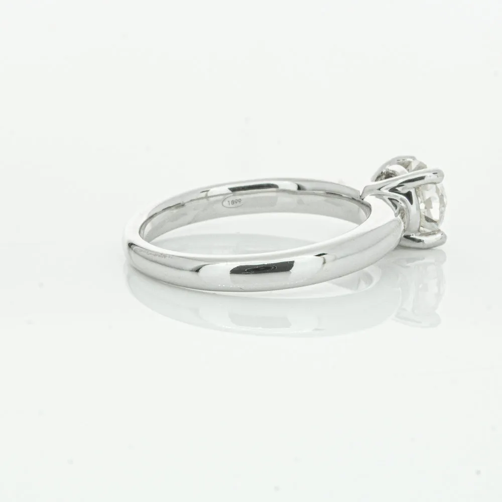 18ct White Gold 1.14ct Diamond Tulip Ring
