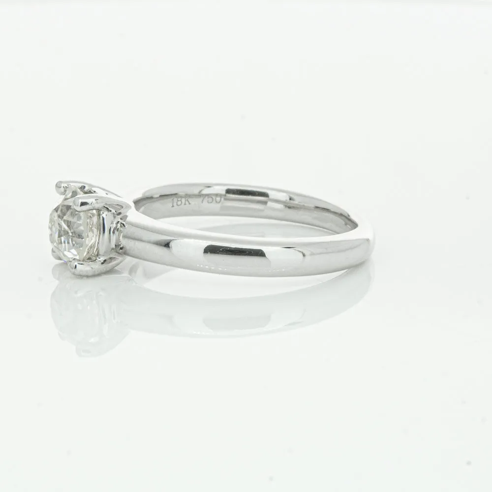 18ct White Gold 1.14ct Diamond Tulip Ring