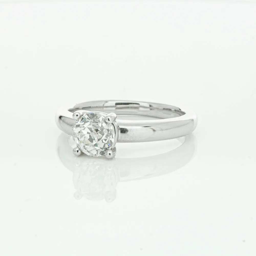 18ct White Gold 1.14ct Diamond Tulip Ring