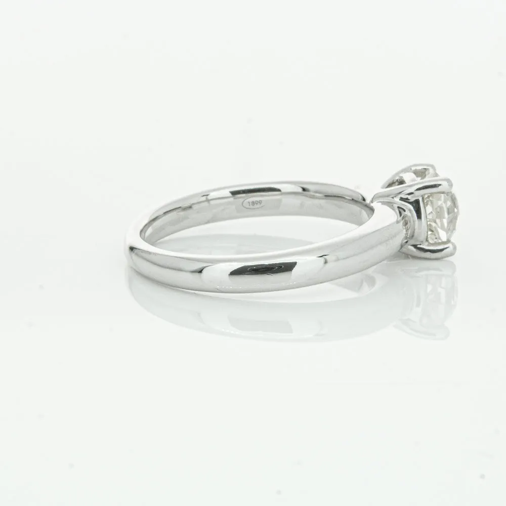 18ct White Gold 1.14ct Diamond Tulip Ring