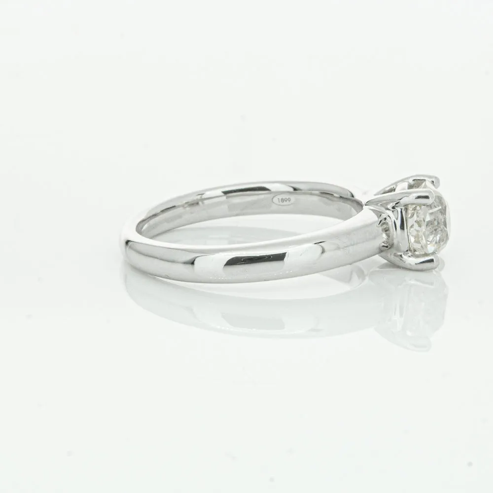 18ct White Gold 1.14ct Diamond Tulip Ring