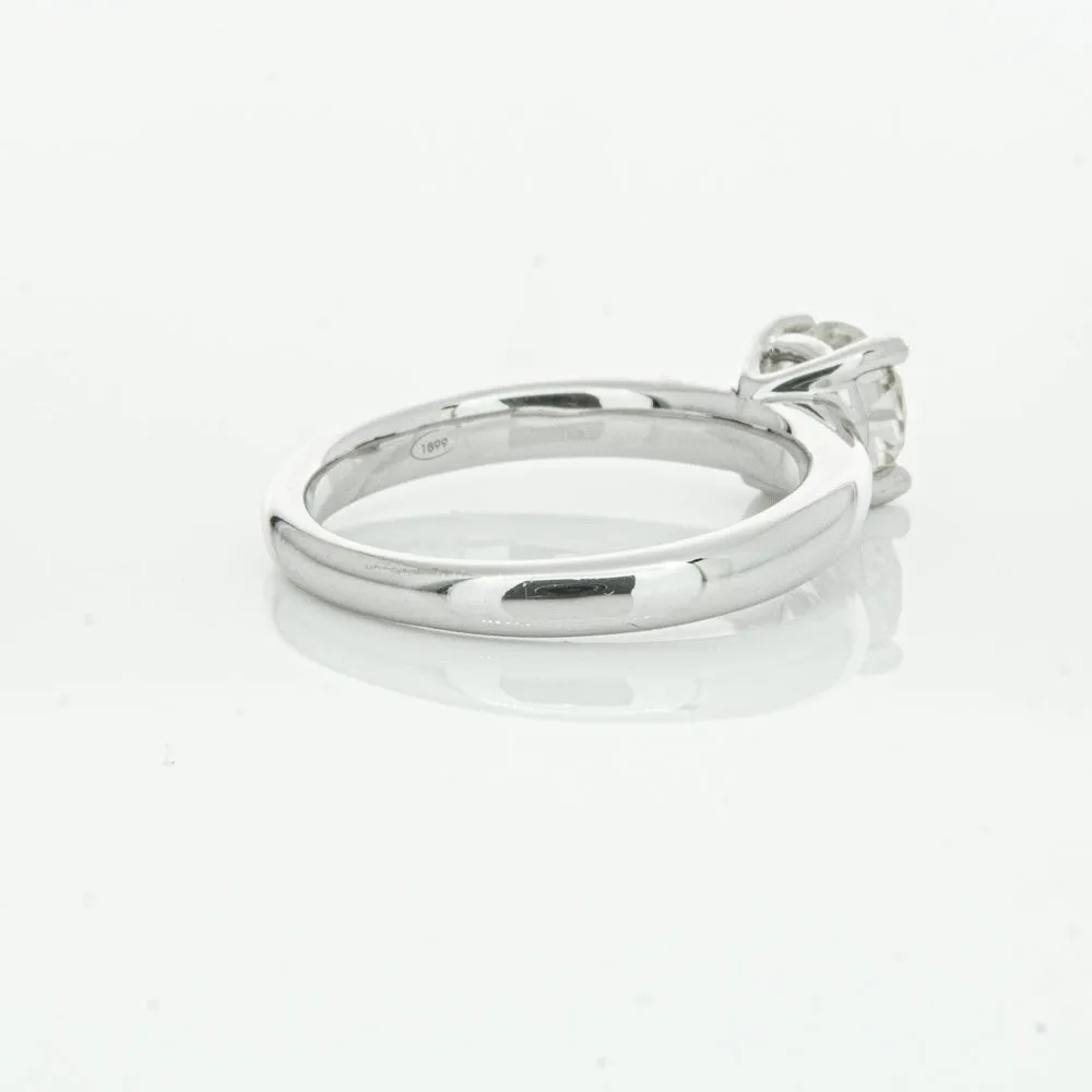 18ct White Gold 1.14ct Diamond Tulip Ring
