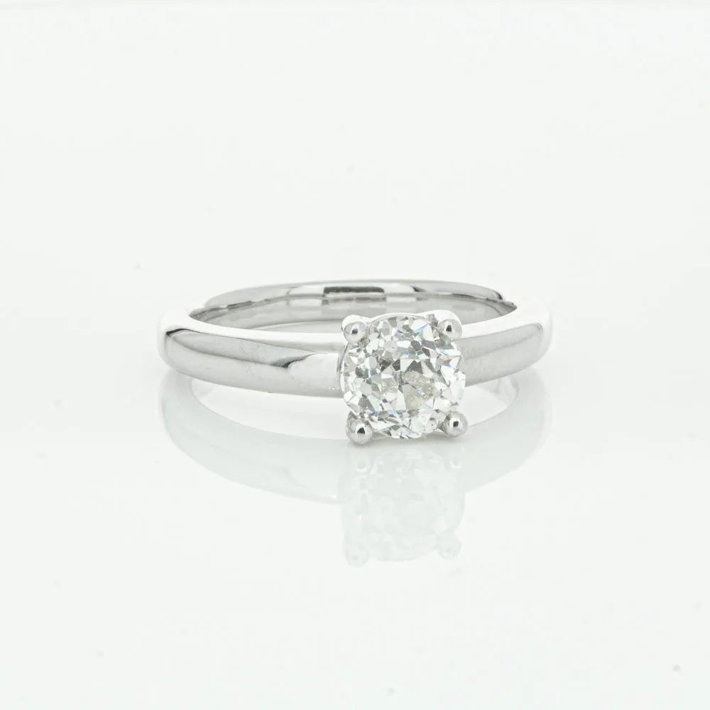 18ct White Gold 1.14ct Diamond Tulip Ring