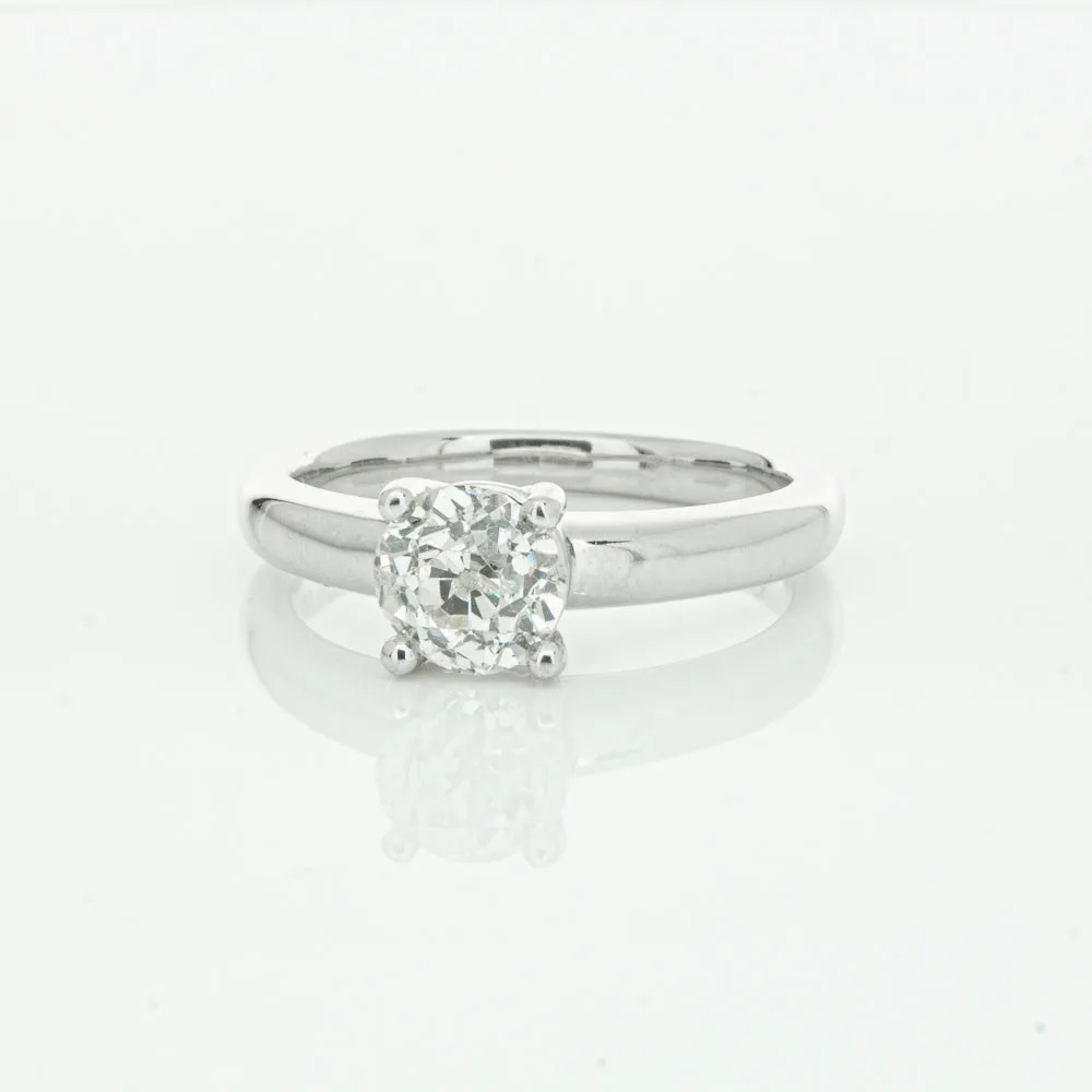 18ct White Gold 1.14ct Diamond Tulip Ring