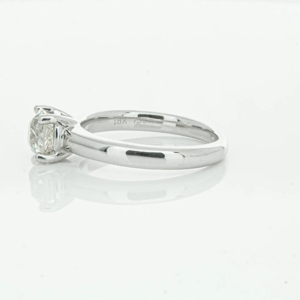 18ct White Gold 1.14ct Diamond Tulip Ring