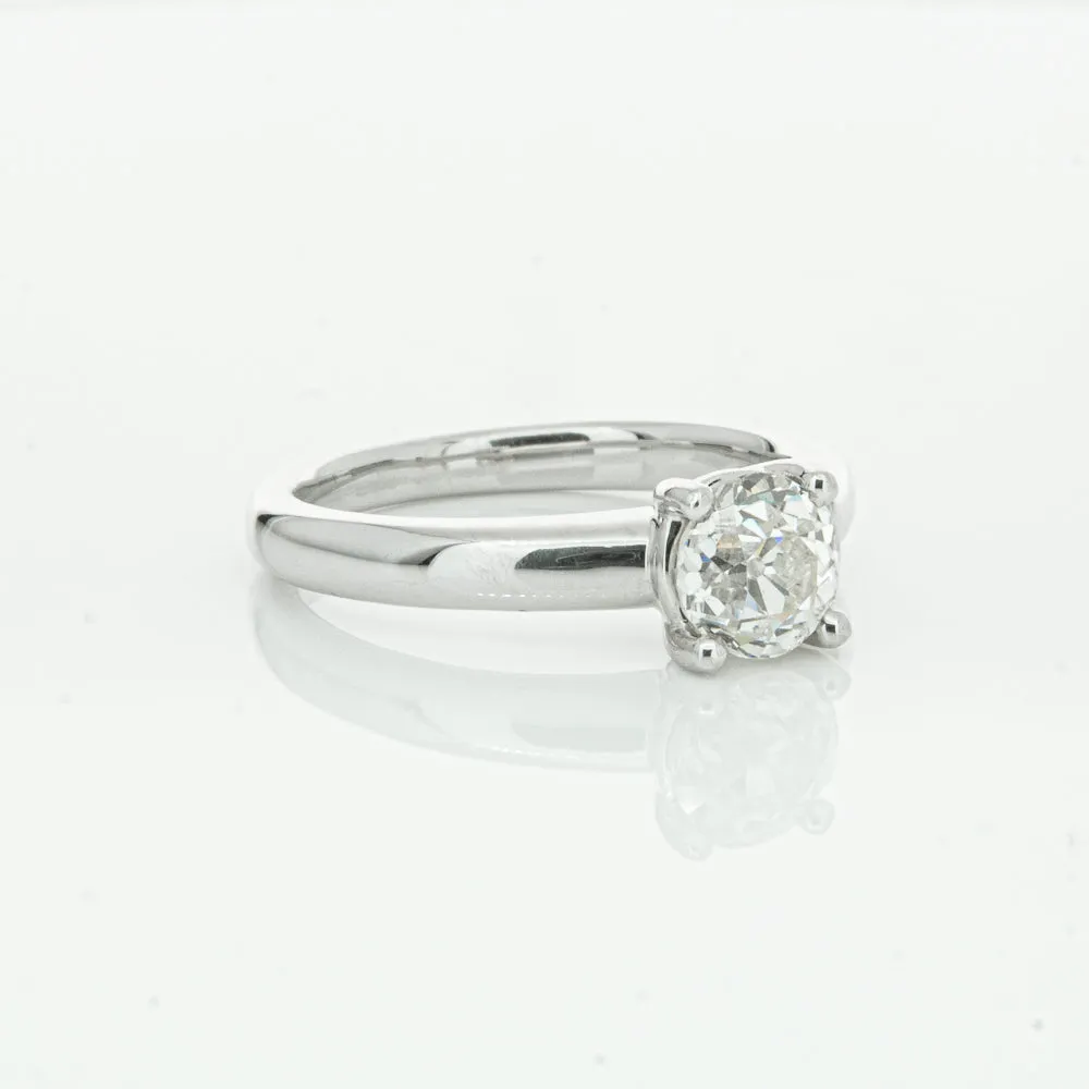 18ct White Gold 1.14ct Diamond Tulip Ring
