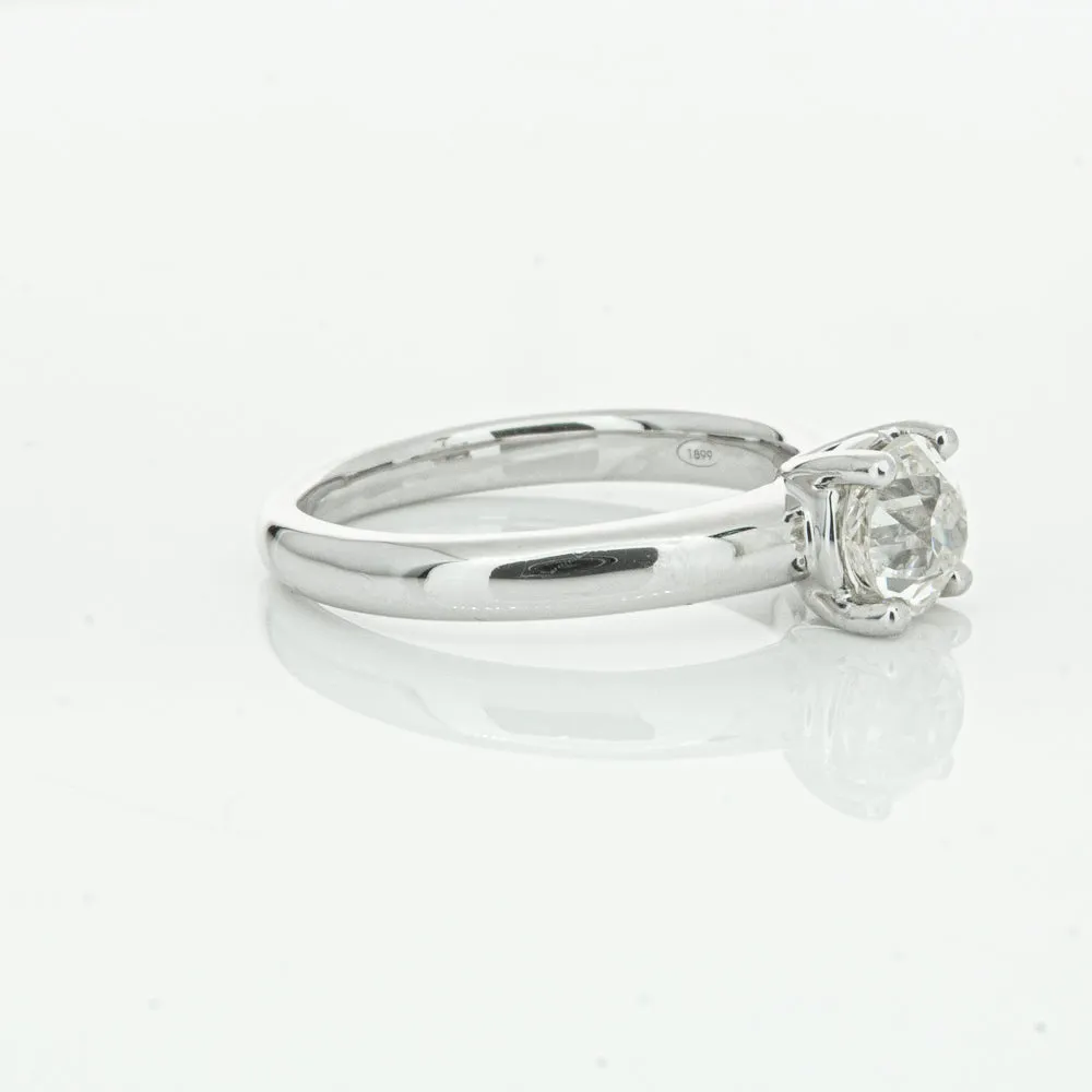 18ct White Gold 1.14ct Diamond Tulip Ring