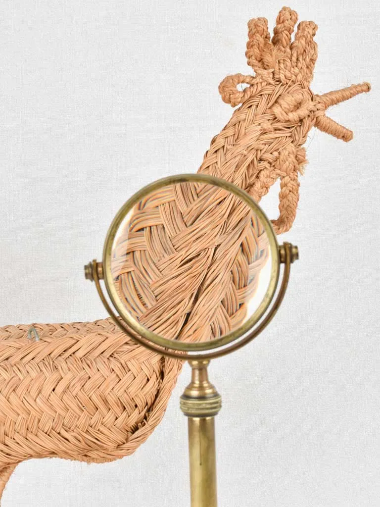 19th century jeweler's magnifying loupe 15¾"