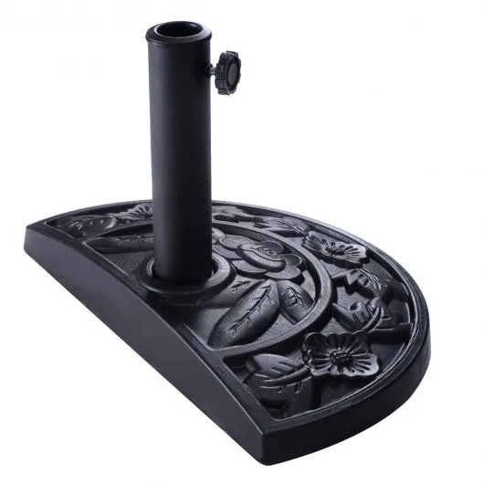 20" Outdoor Patio Half Round Umbrella Base