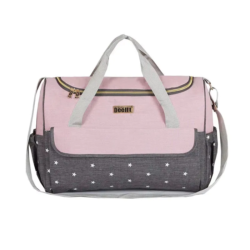 5 Pieces Multifunctional Mommy Bag Set Large Capacity Waterproof Diaper Maternity Nappy Baby Bag for Mom Dropshipping