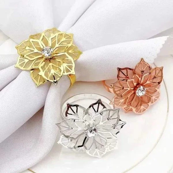 6pcs luxurious gold rings