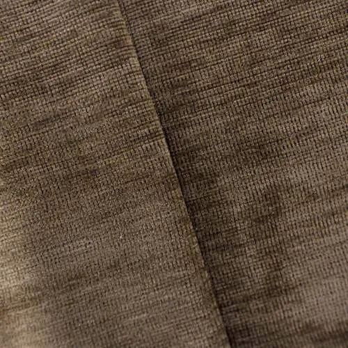 7/8 YD PC-Coffee Brown Texture Stripe Chenille Home Decorating Fabric