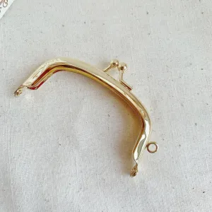 8.5cm x 4cm Light Gold Purse Frame Mini Handbag Purse Frame