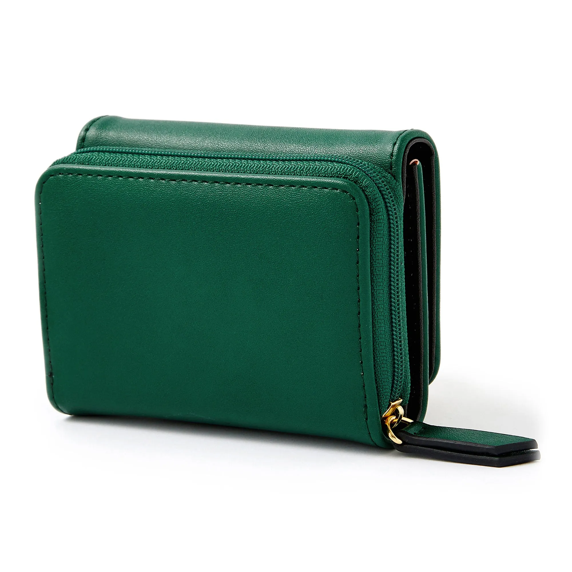 Accessorize London Women's Faux Leather Green Elephant Coin Purse