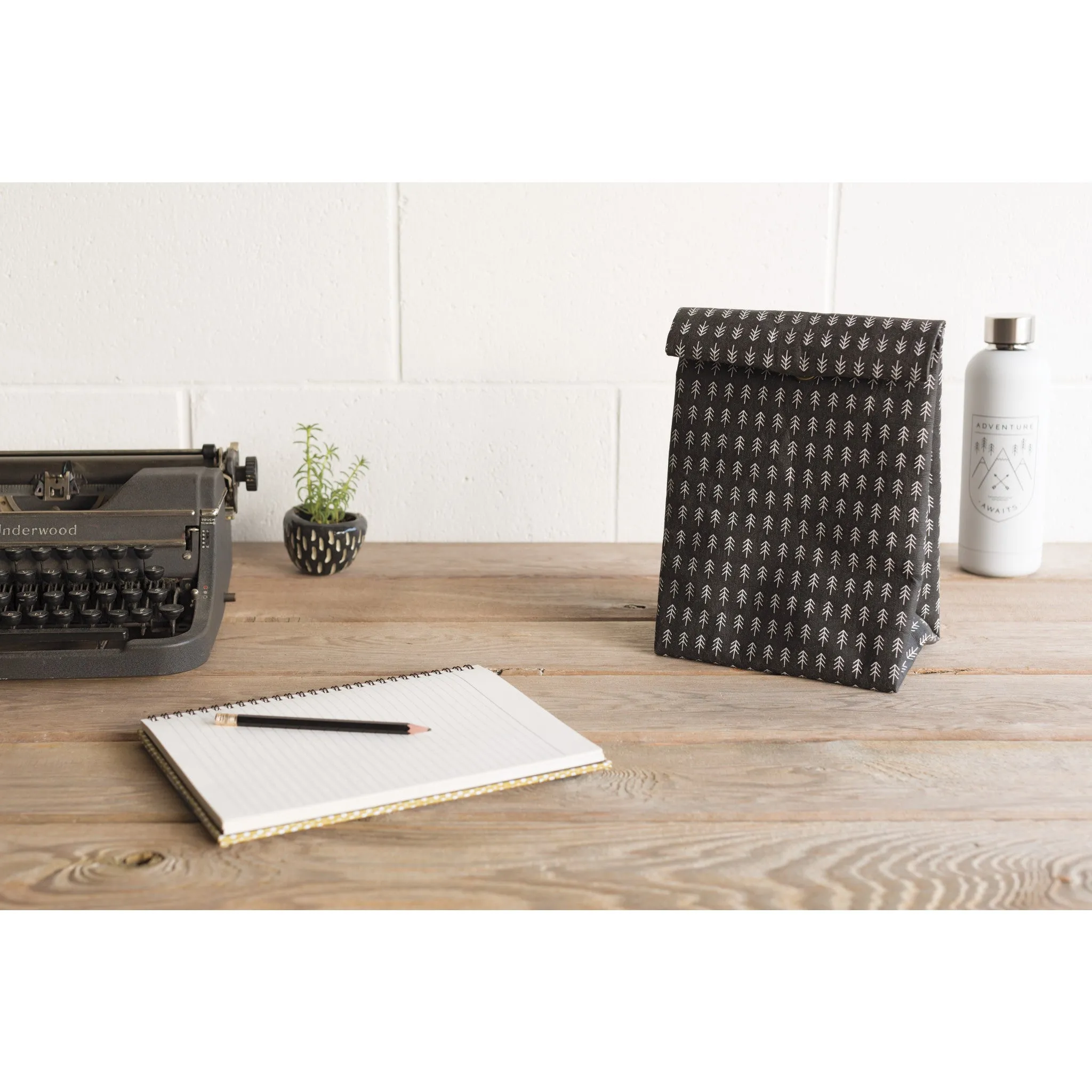 Adventure Awaits Paper Kraft Lunch Bag