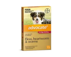ADVOCATE DOG 10-25KG 1PK