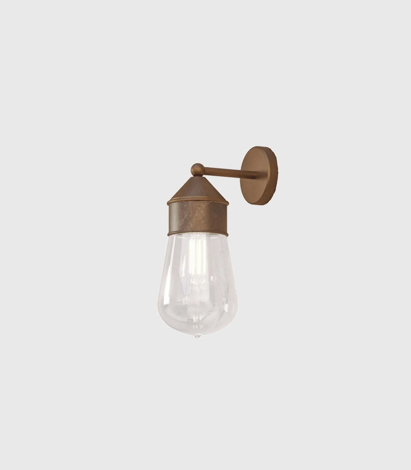 Antique Brass & Copper Wall Light