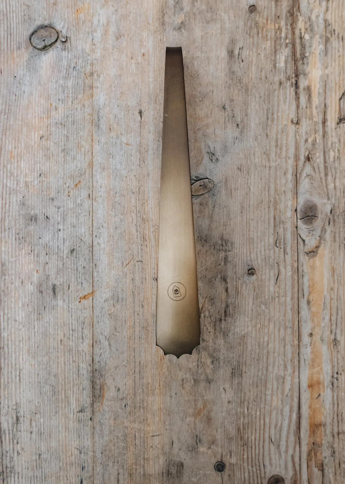 Antique Brass Ice Cube Tongs
