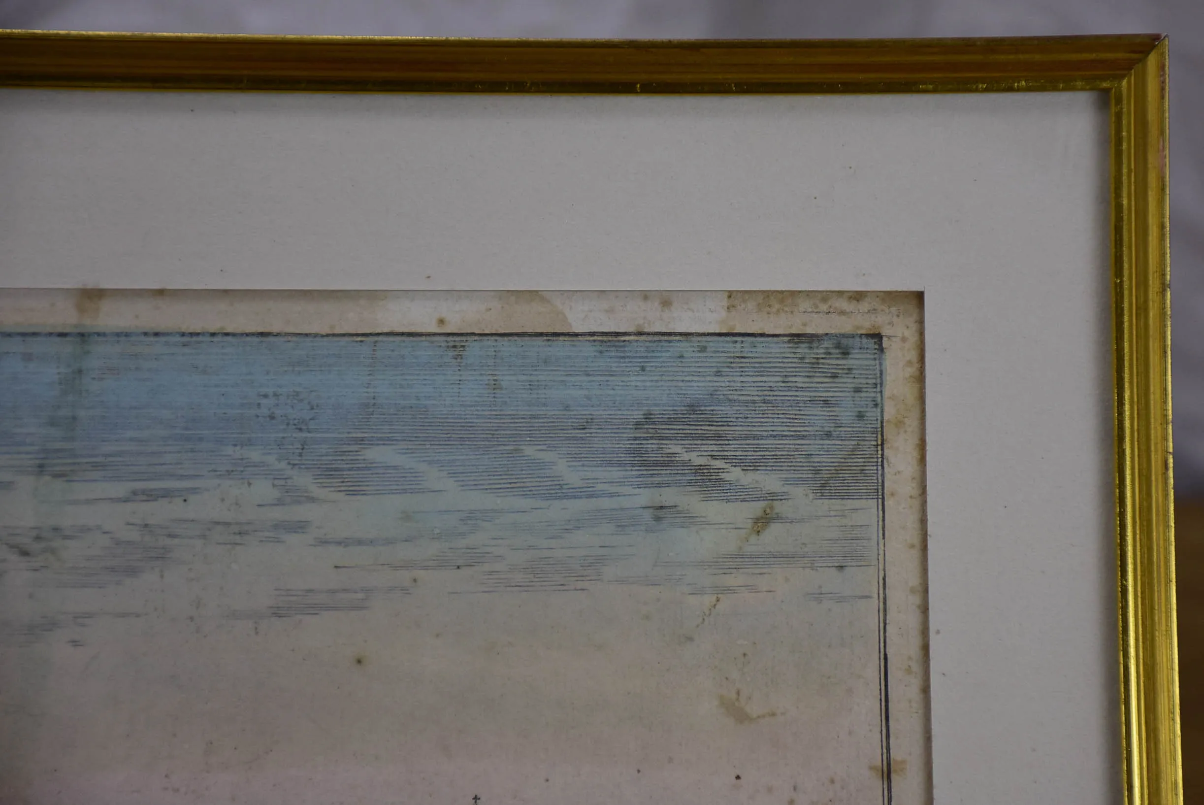 Antique French etching of The Palace of Versailles 15” x 19”
