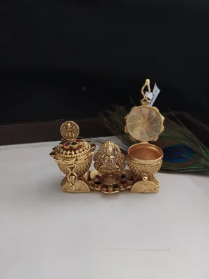 Antique Lakshmi Sindoor Dual Dabi