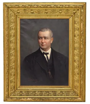Antique Portrait, Ferdinando Biaetti, Italian Painting, 19th Century ( 1800s )!!