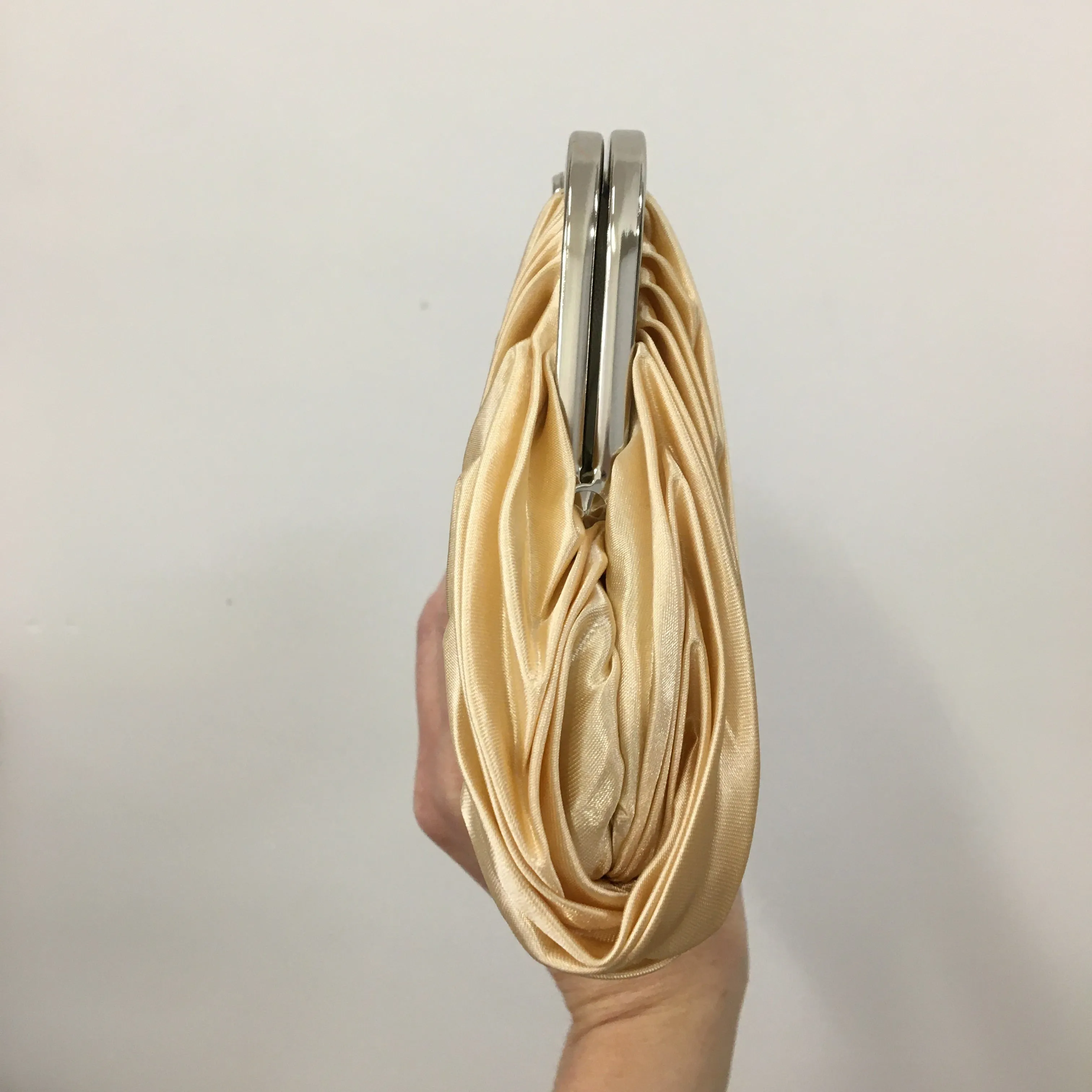 Apricot Elegant Evening Clutch