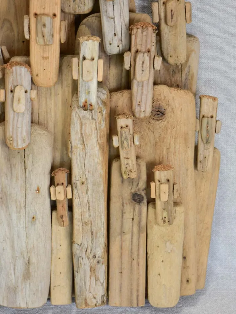 Artisan made totem sculpture 16¼"