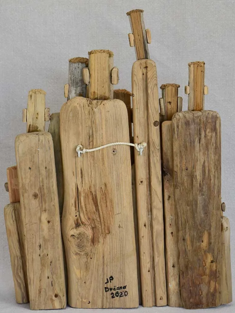 Artisan made totem sculpture 16¼"