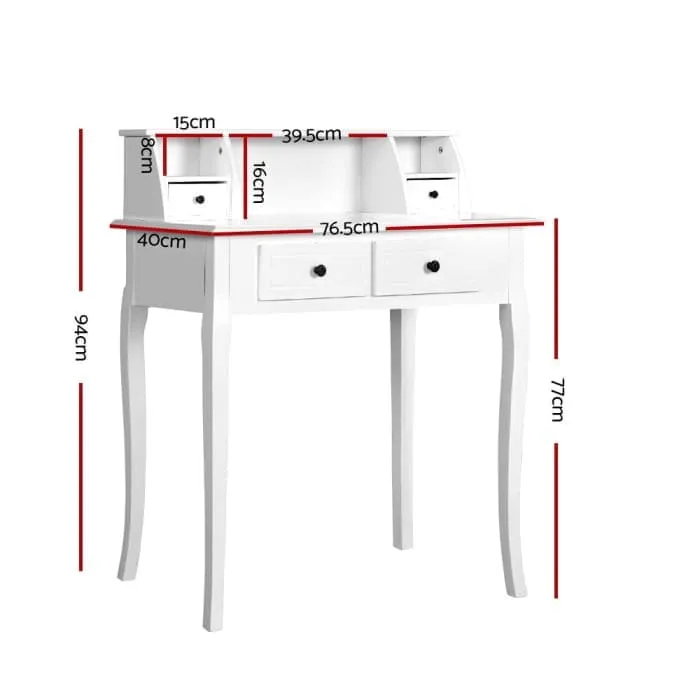 Artiss Dressing Table Console Table Jewellery Cabinet 4 Drawers