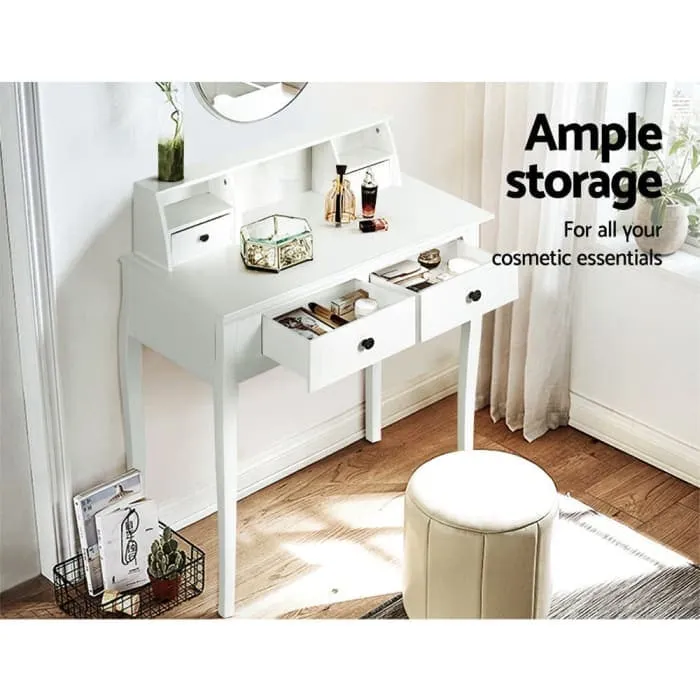 Artiss Dressing Table Console Table Jewellery Cabinet 4 Drawers